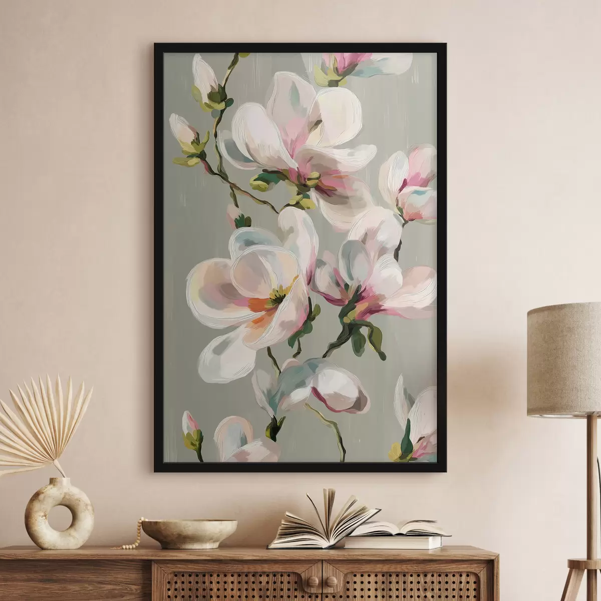 Poster Das malerische Magnolia f50128