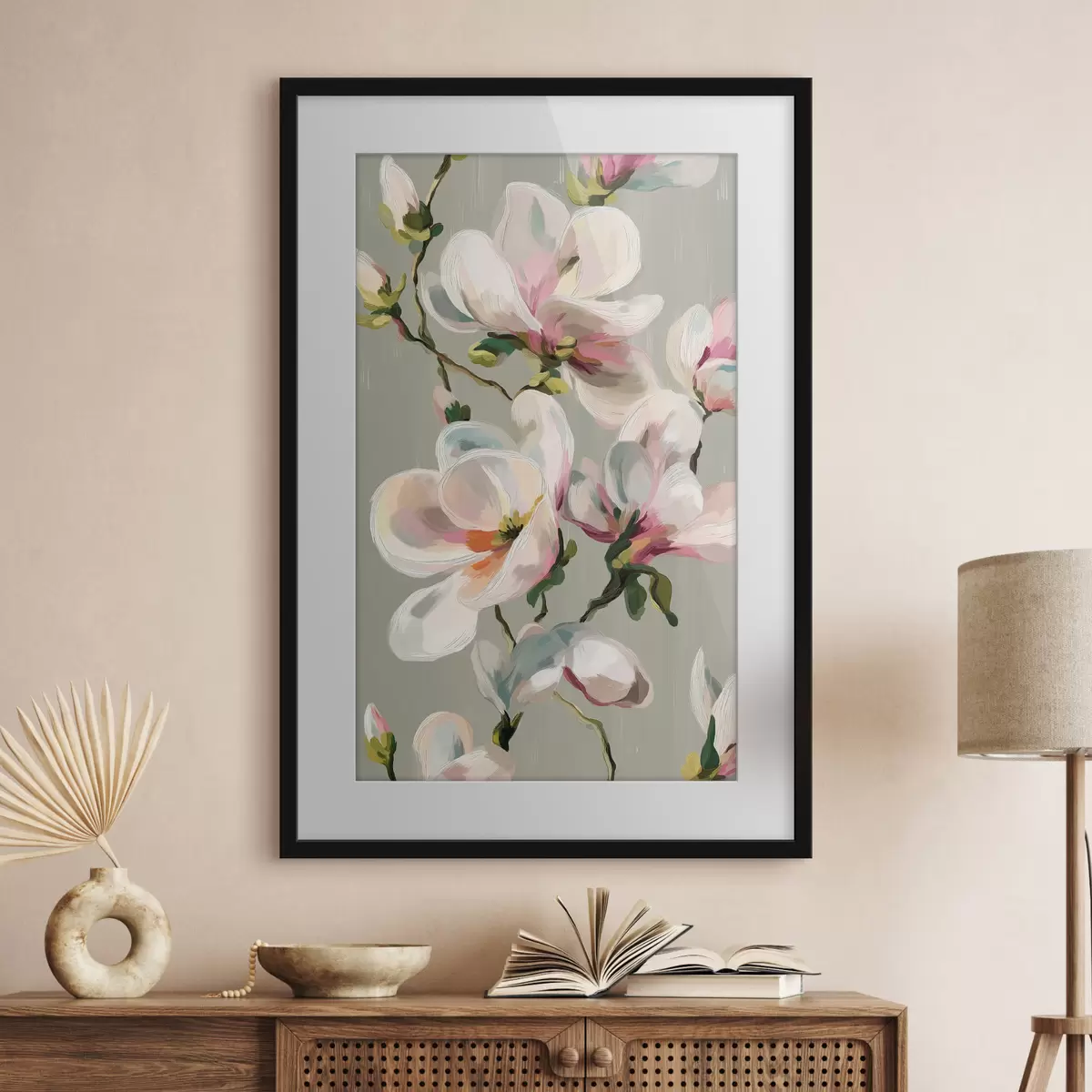 Poster Das malerische Magnolia f50128