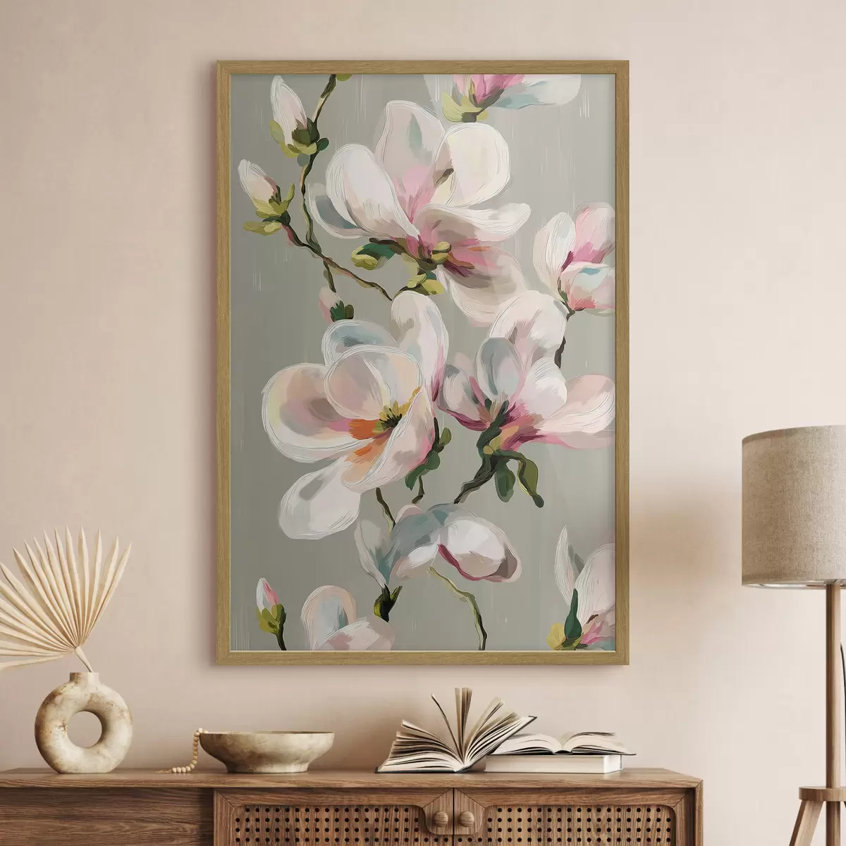 Poster Das malerische Magnolia f50128