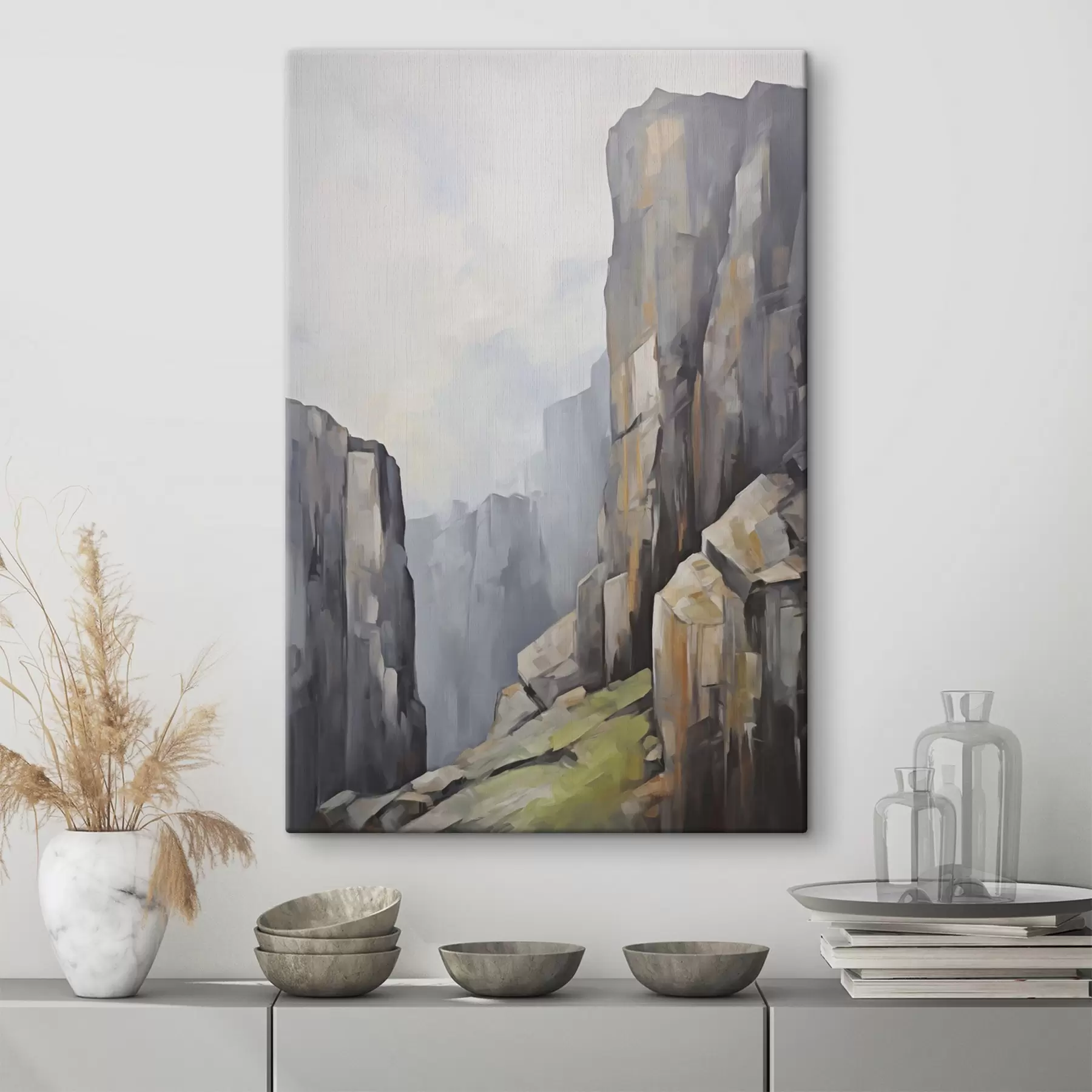 Wandbilder Steine, Nachahmung der Malerei s50134