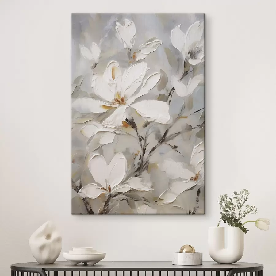 Wandbilder Abstrakte Blumen, Nachbildung eines Gemäldes s50139