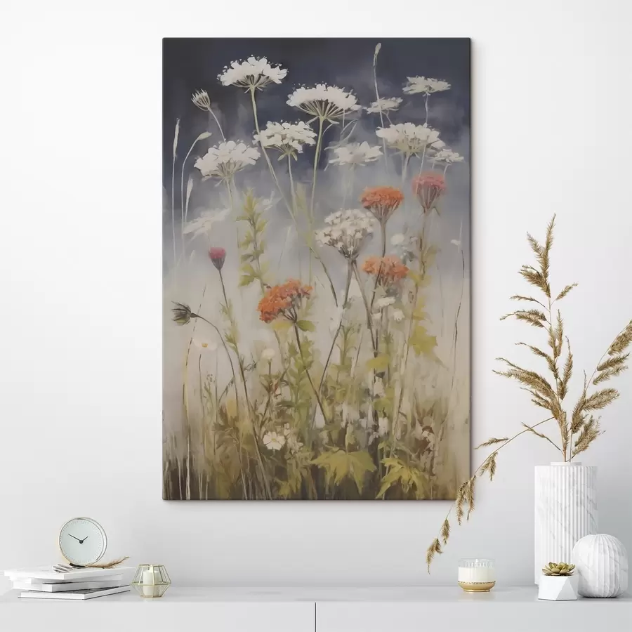 Wandbilder Wiesengräser, Nachahmung eines Gemäldes s50142