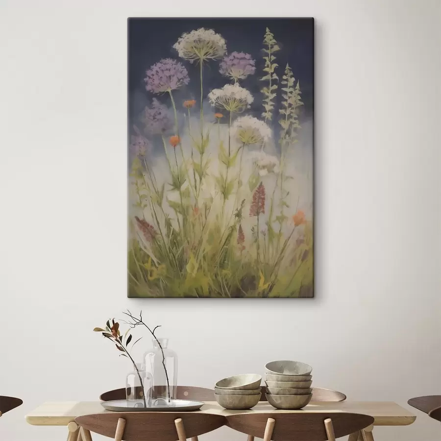Wandbilder Wiesengräser, Nachahmung eines Gemäldes s50143
