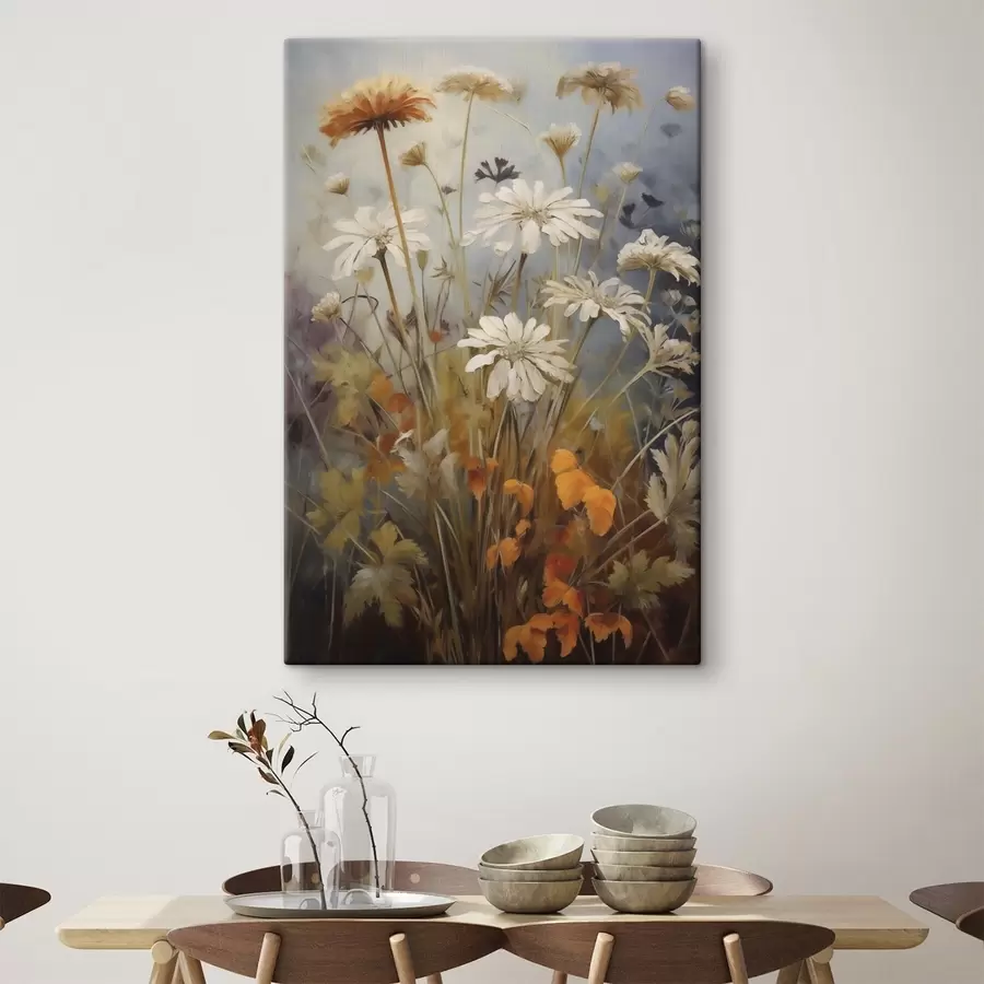 Wandbilder Wildblumen und Gräser, Nachbildung eines Gemäldes s50145