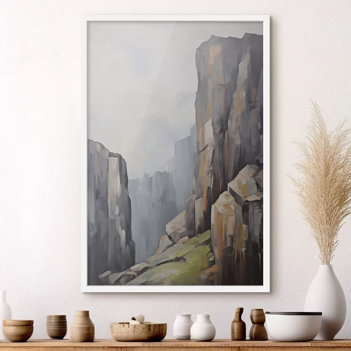 Poster Steine, Nachahmung der Malerei f50134