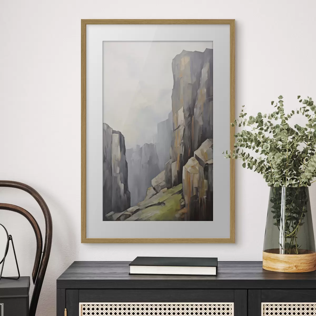 Poster Steine, Nachahmung der Malerei f50134