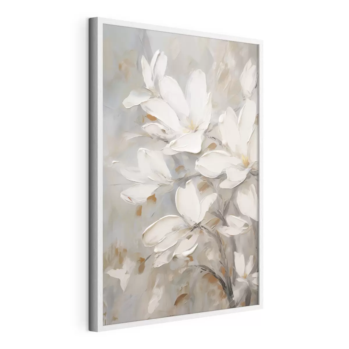 Poster Abstrakte Blumen, Nachbildung eines Gemäldes f50138