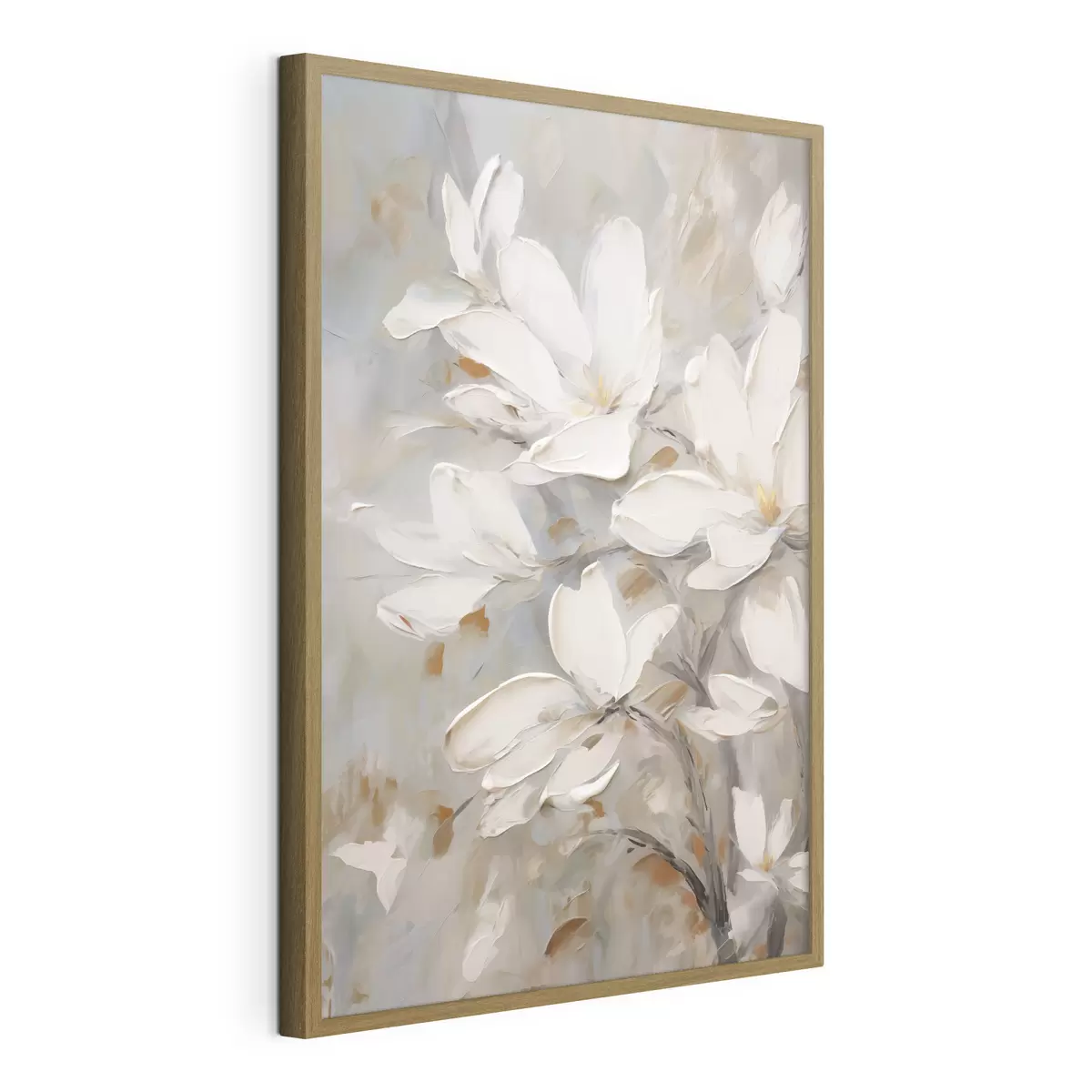 Poster Abstrakte Blumen, Nachbildung eines Gemäldes f50138