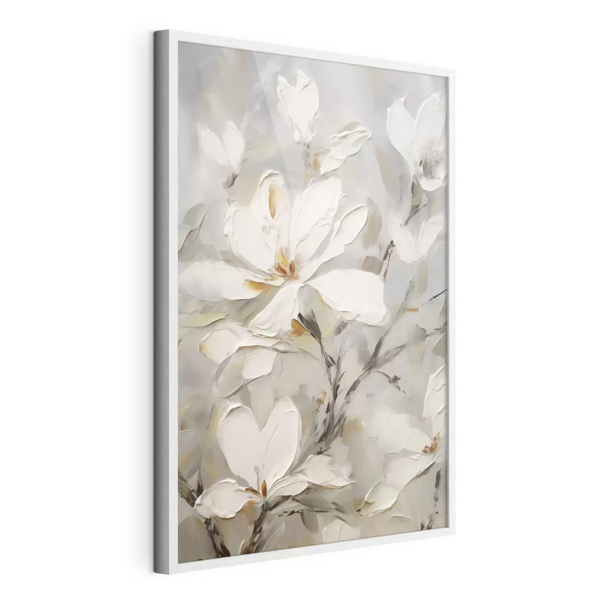 Poster Abstrakte Blumen, Nachbildung eines Gemäldes f50139