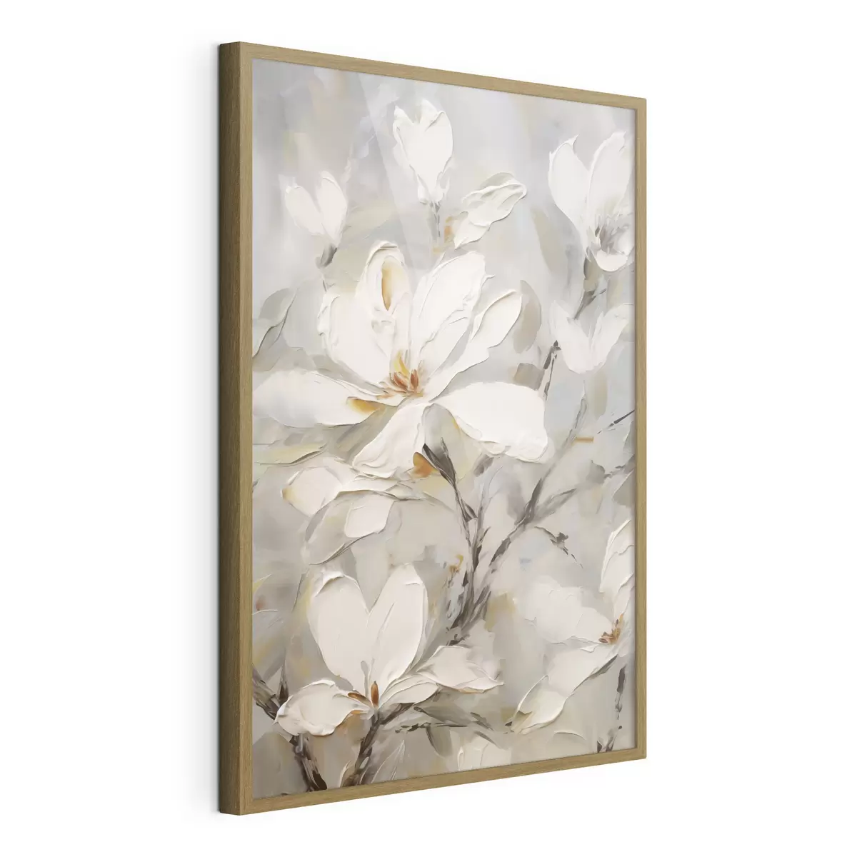 Poster Abstrakte Blumen, Nachbildung eines Gemäldes f50139