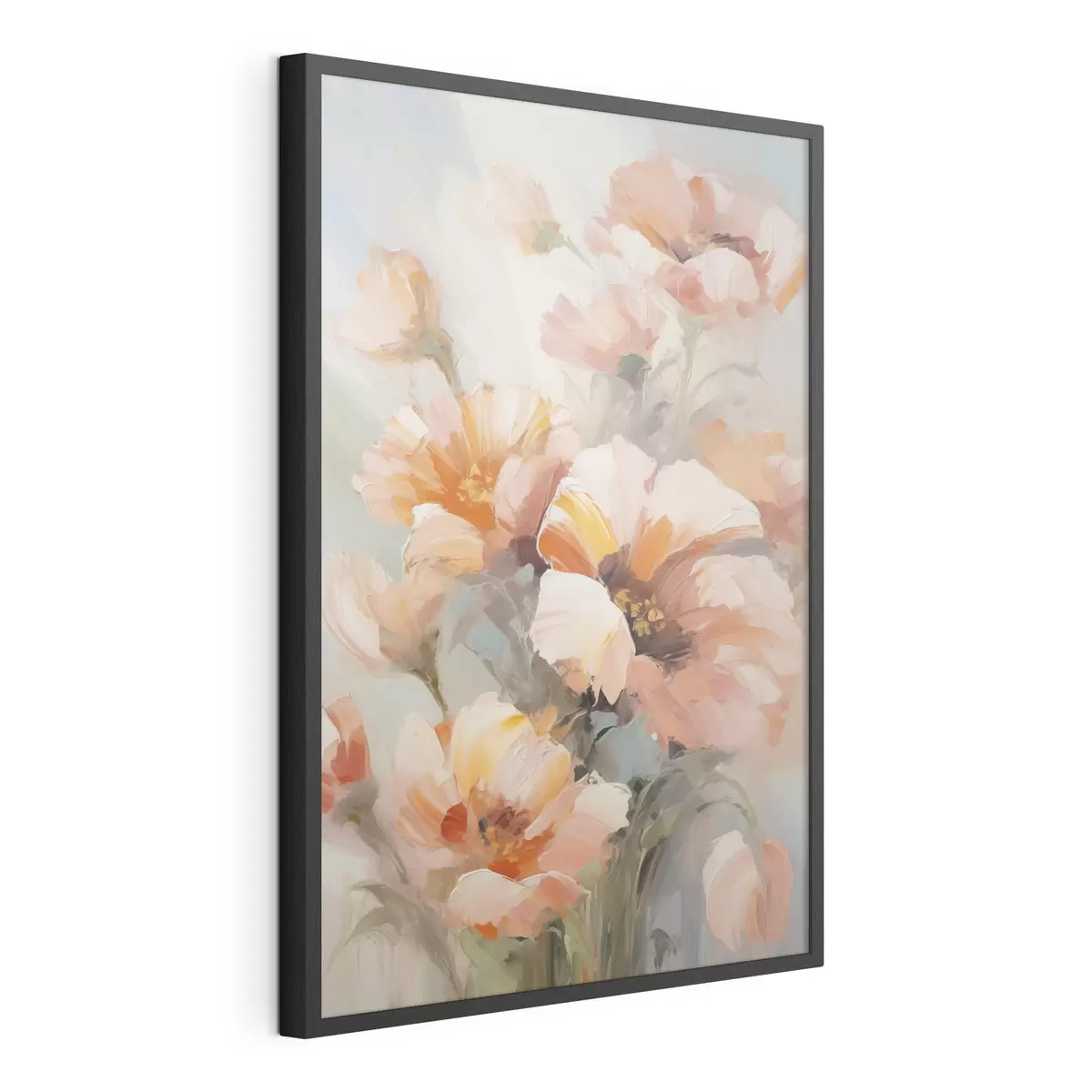 Poster Zarte Blumen, Nachbildung eines Gemäldes f50140