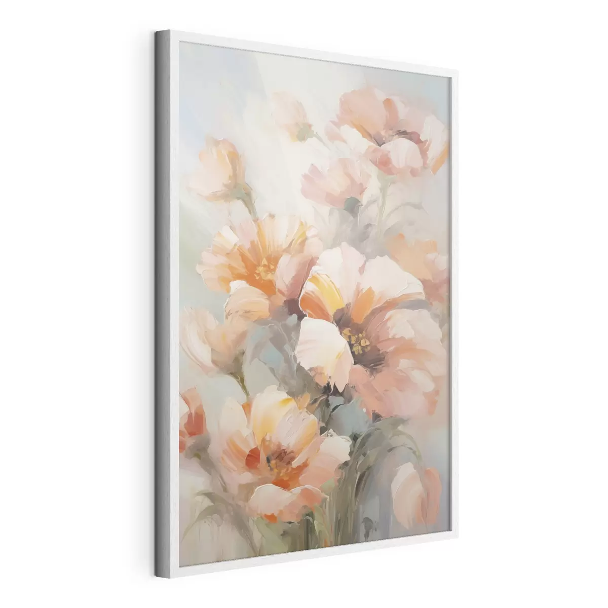 Poster Zarte Blumen, Nachbildung eines Gemäldes f50140