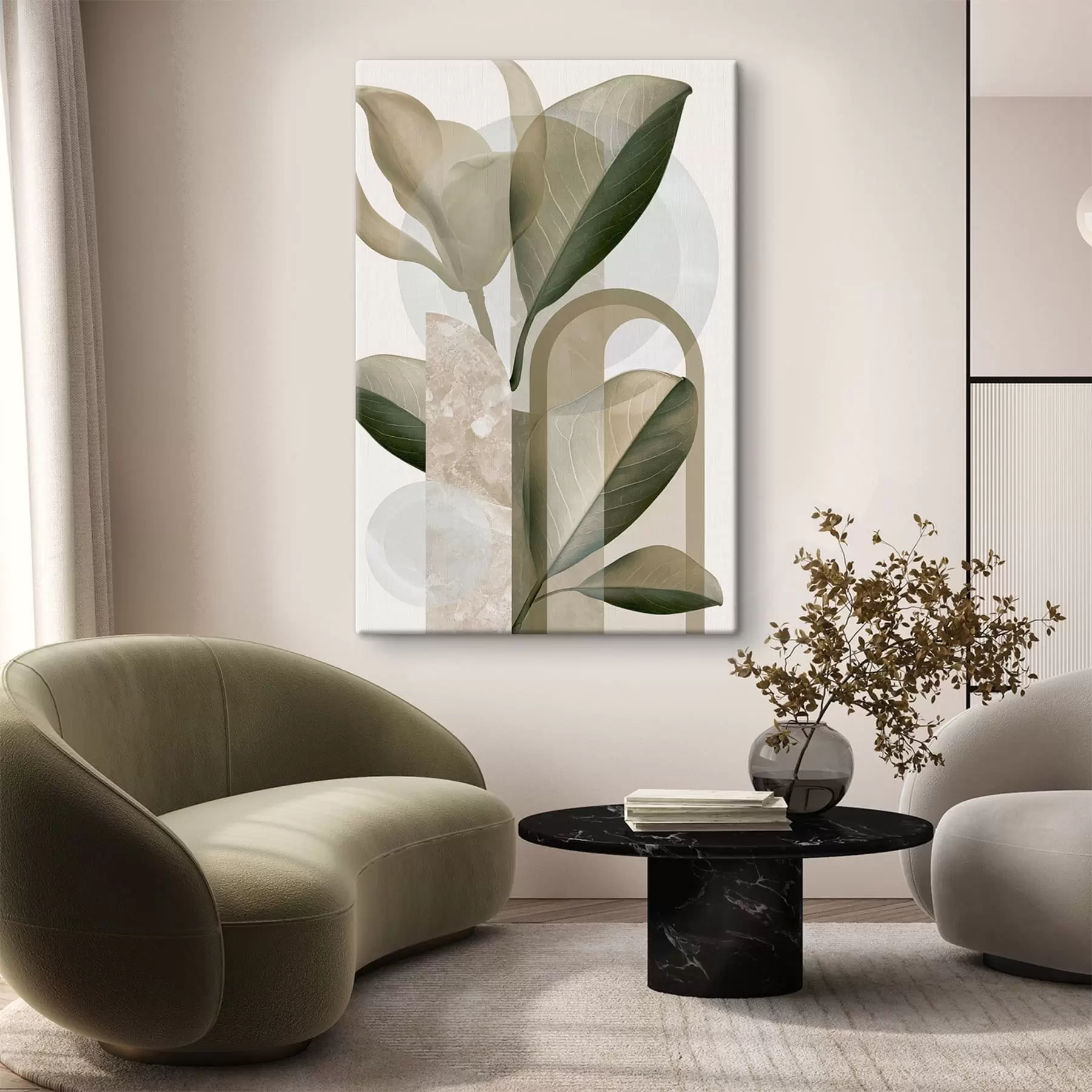 Wandbilder Botanische Geometrie s50081