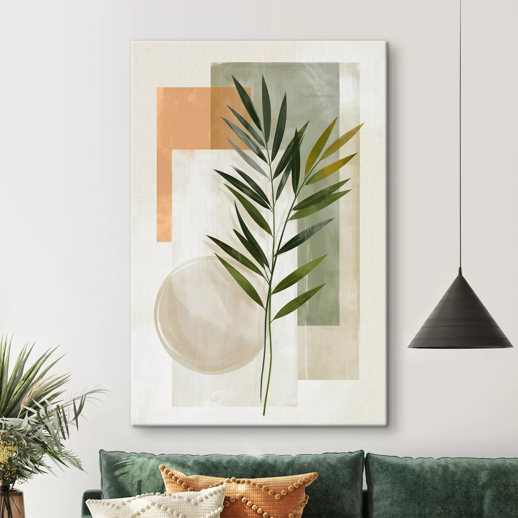 Wandbilder Botanische geometrische Abstraktion s50158
