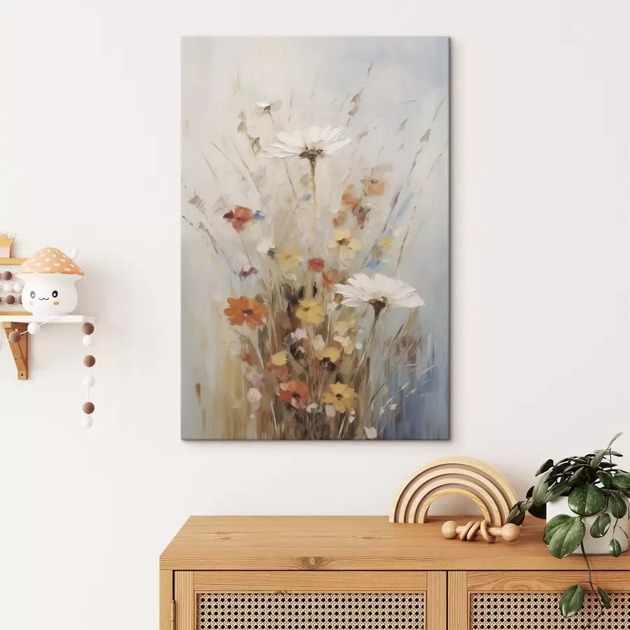 Wandbilder Wildblumen, Nachbildung eines Gemäldes s50182