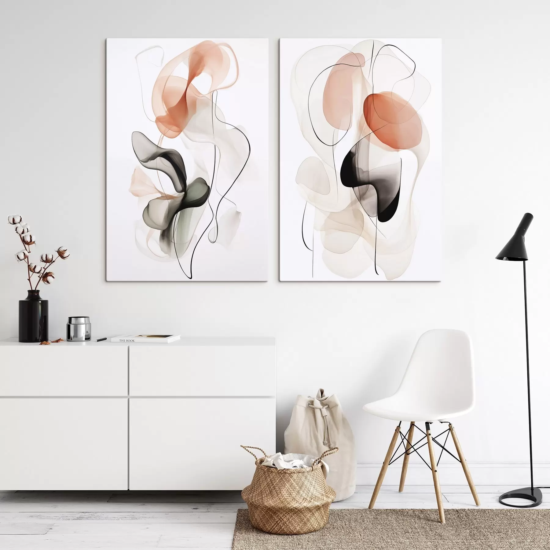 Wandbilder Abstraktion, Nachahmung der Malerei m30821 