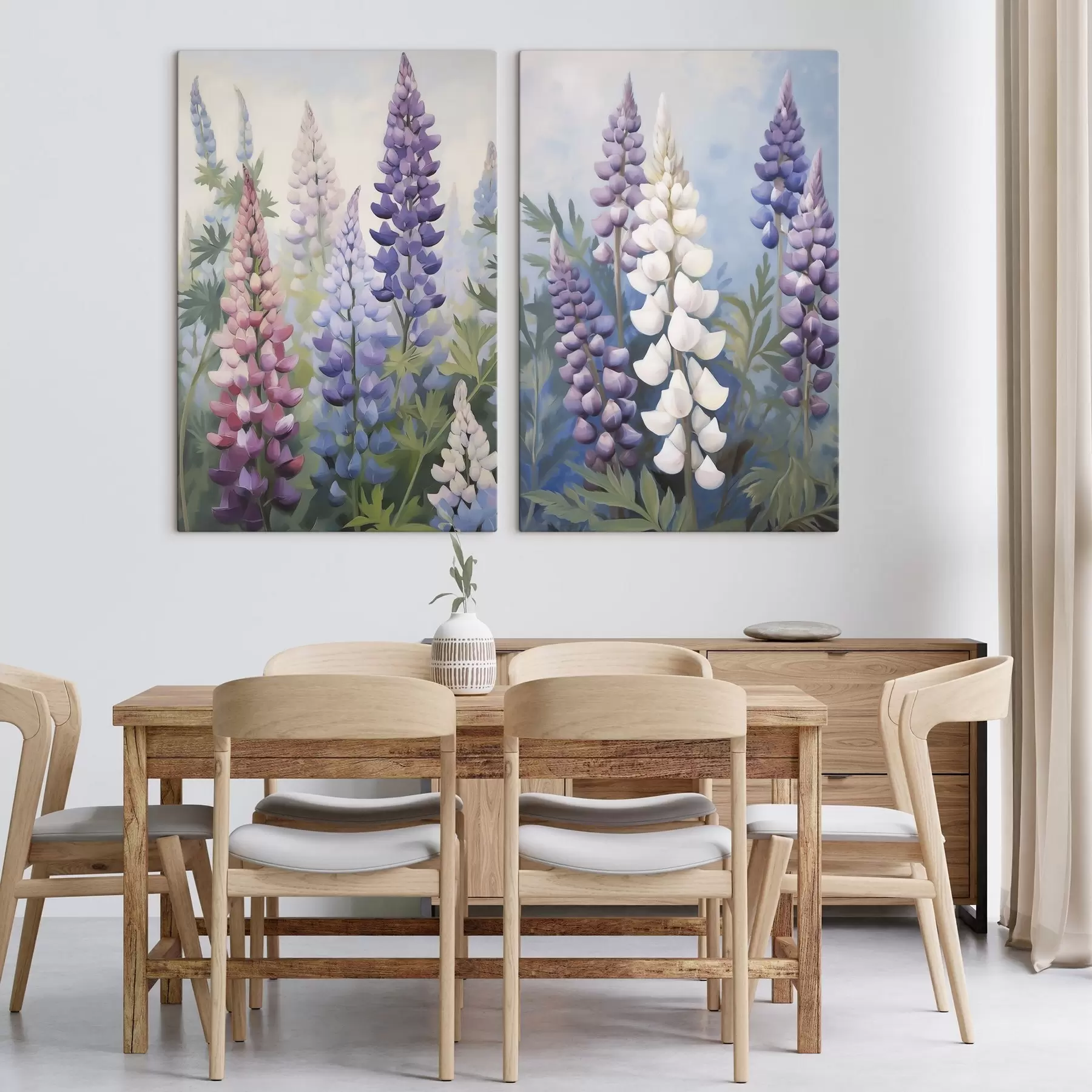 Wandbilder Blumen, Imitationsgemälde m30826 