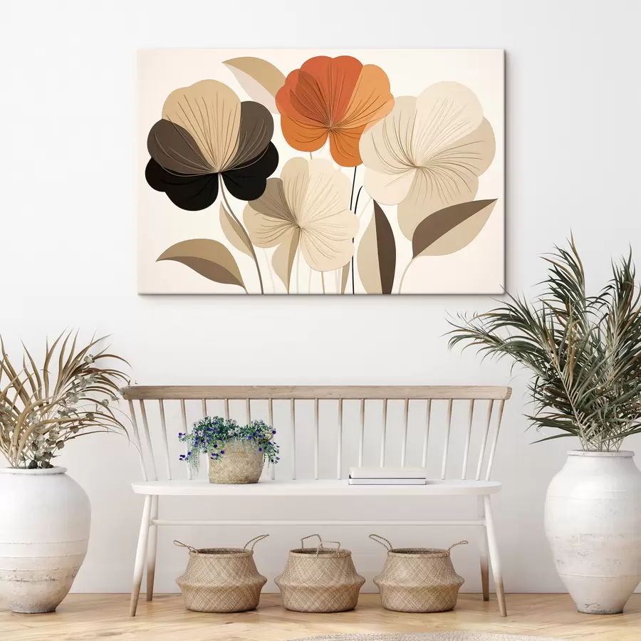 Wandbilder Abstrakte Blumen s50251