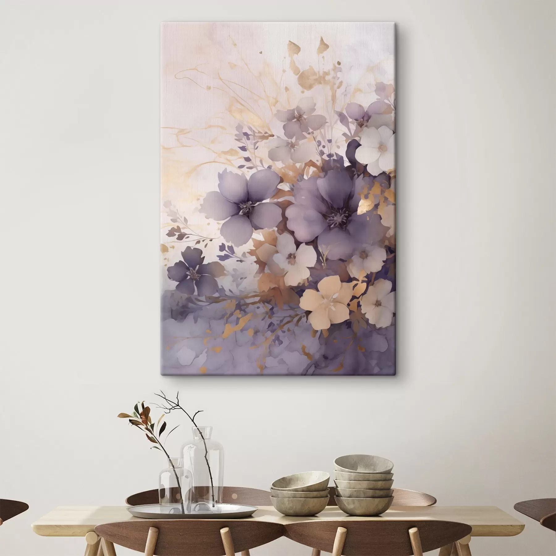 Wandbilder Violett blühender Nebel s50298