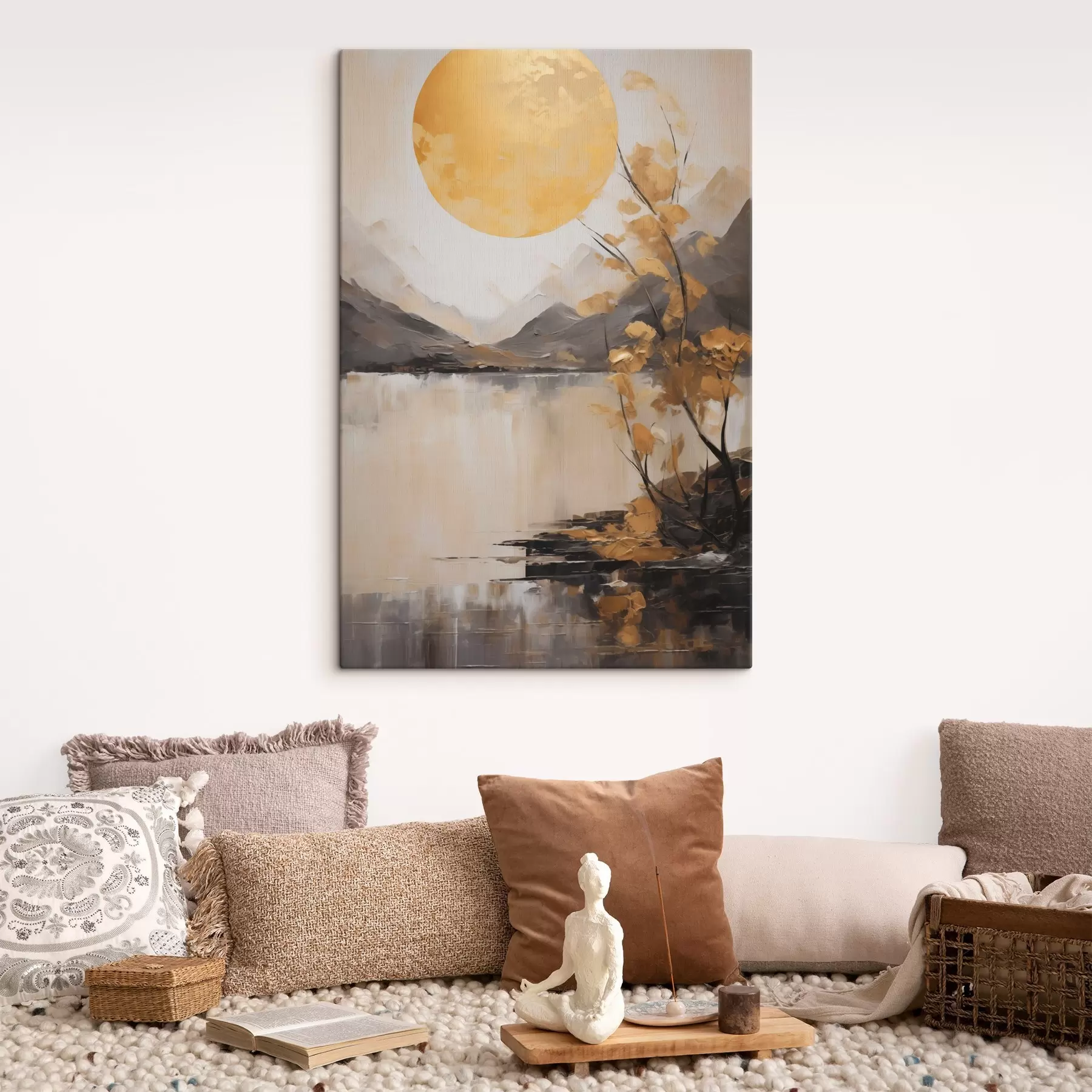 Wandbilder Abstrakte Landschaft, Nachahmung der Malerei s50272