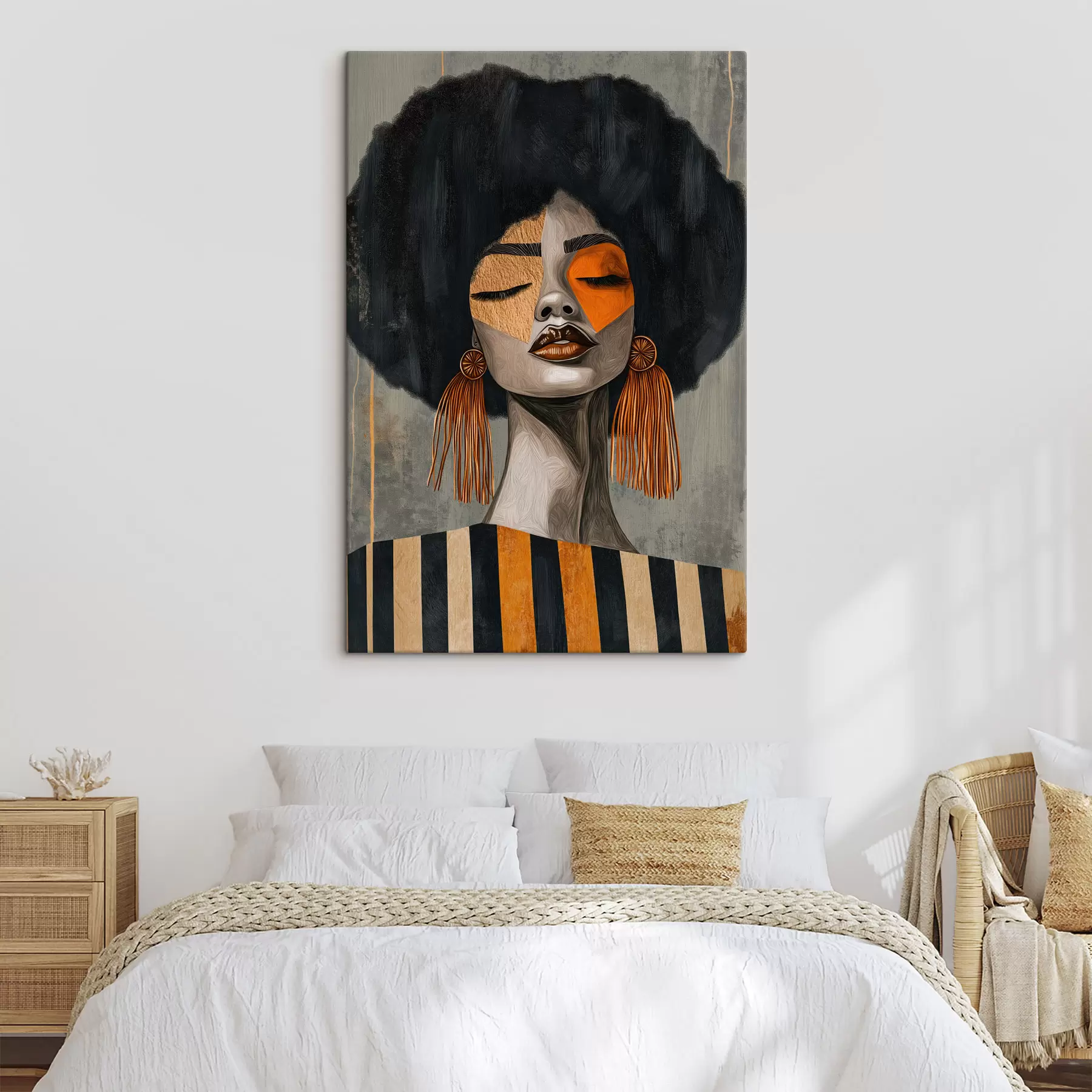 Wandbilder Afro-Mädchen s50336