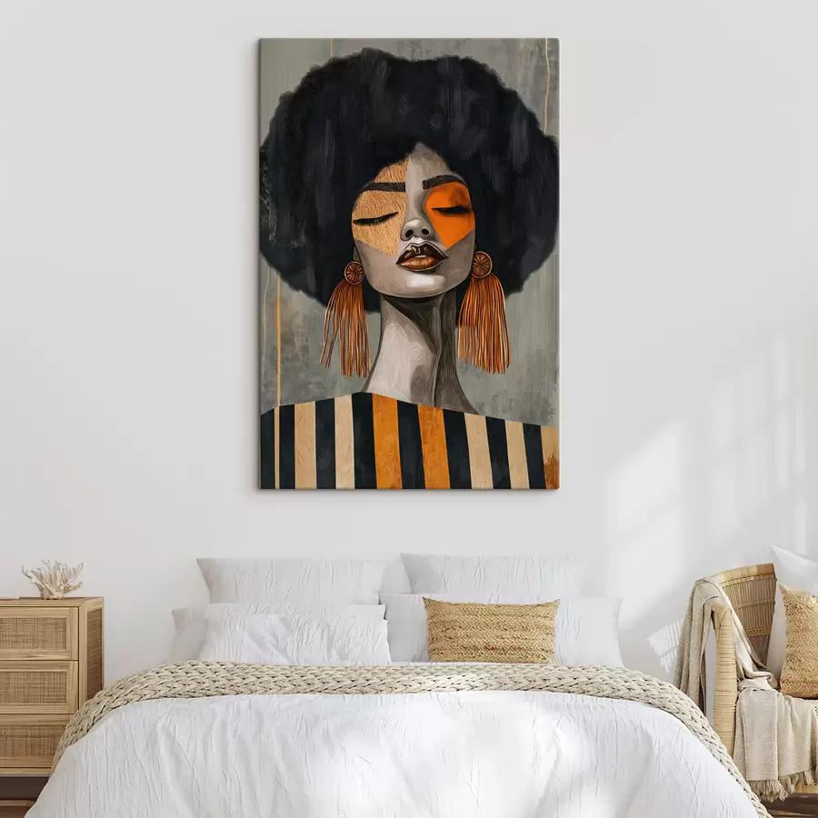 Wandbilder Afro-Mädchen s50336