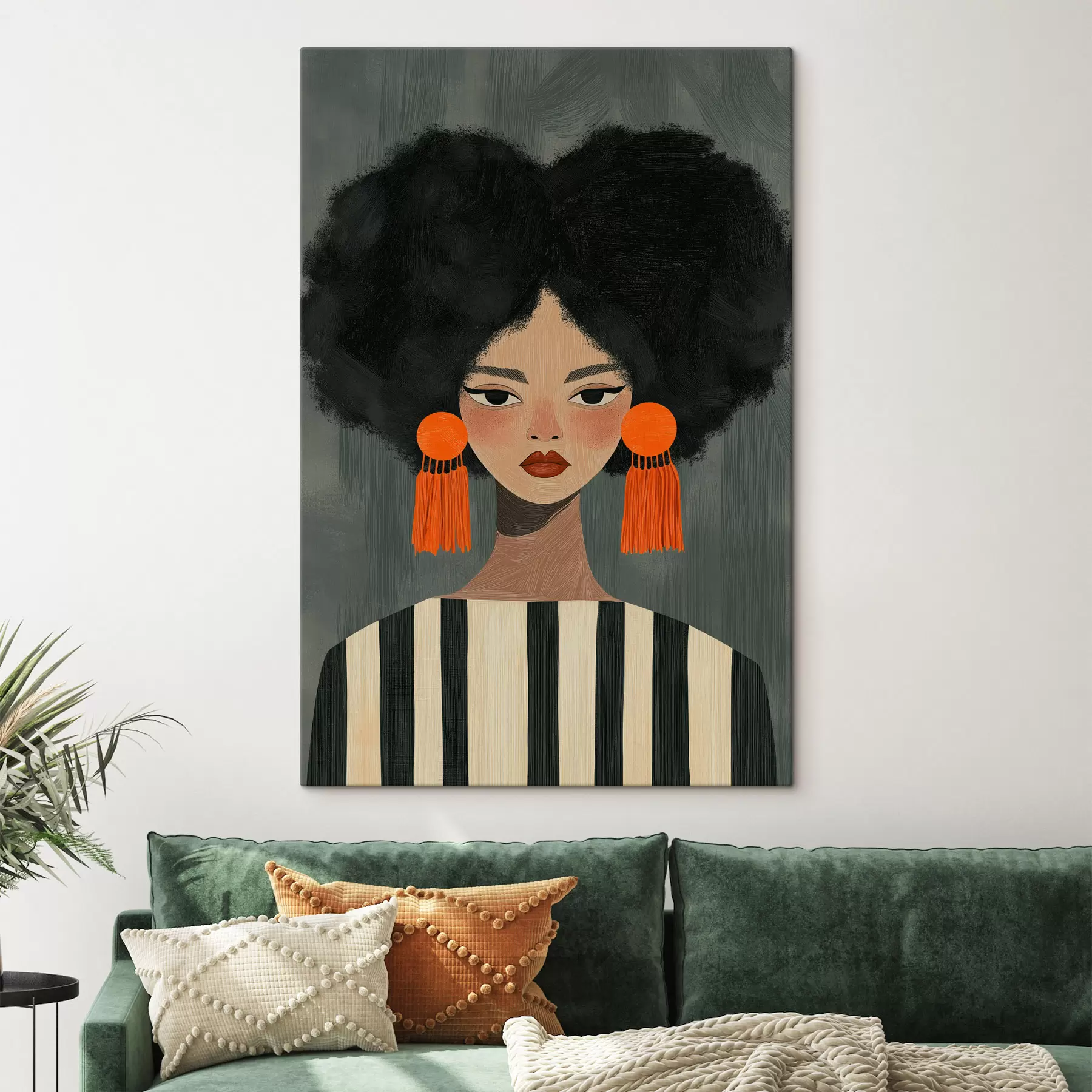 Wandbilder Afro-Mädchen s50337