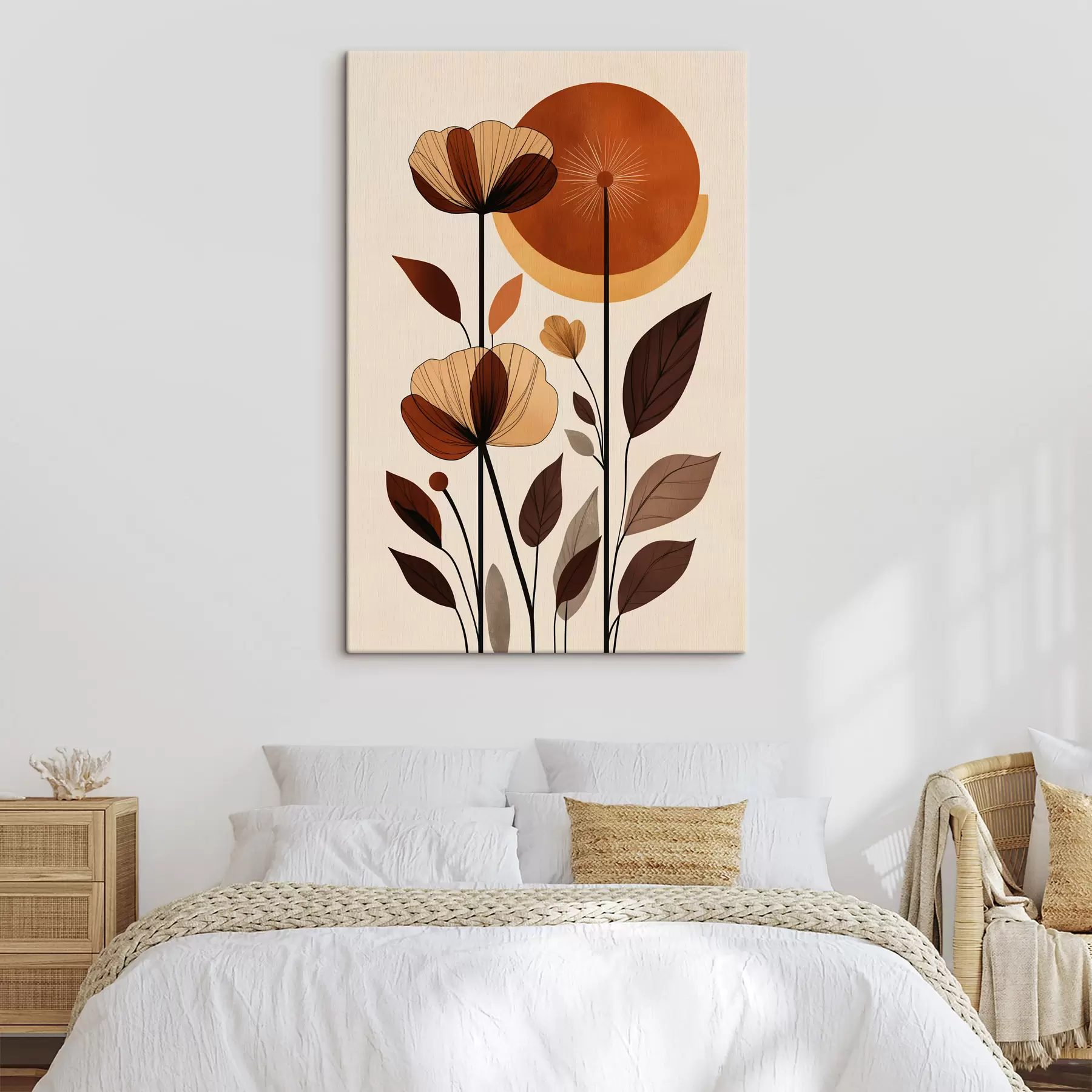 Wandbilder Abstrakte Blumen s50341