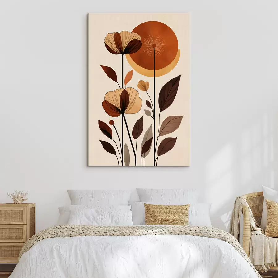 Wandbilder Abstrakte Blumen s50341