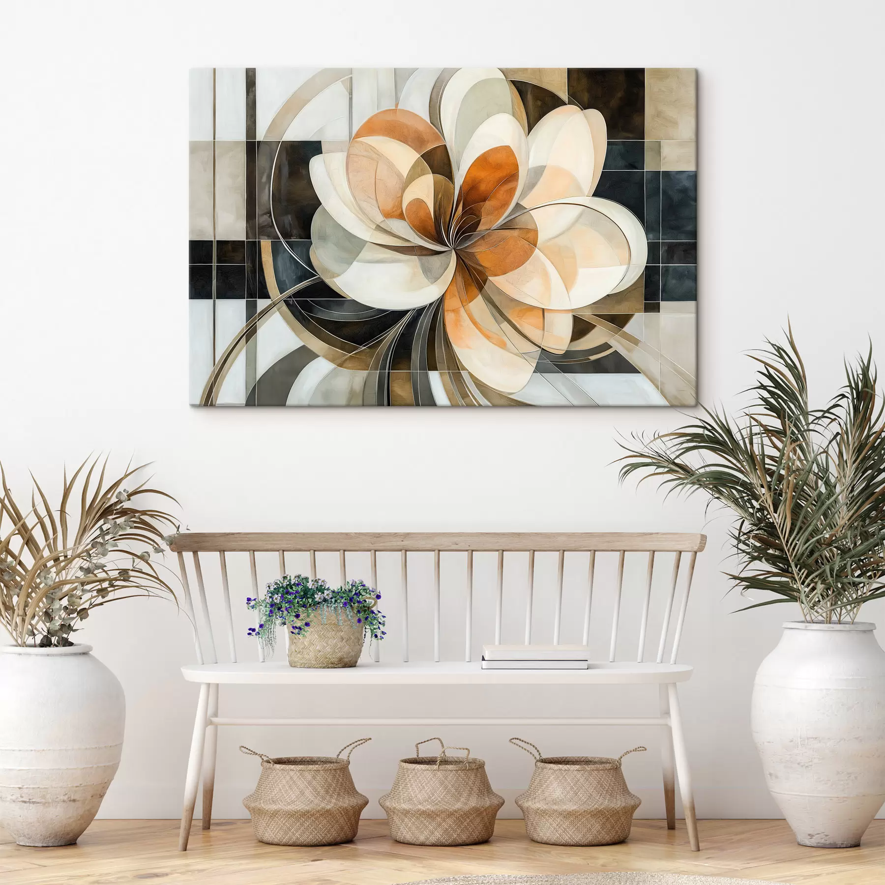 Wandbilder Geometrische Blume s50347