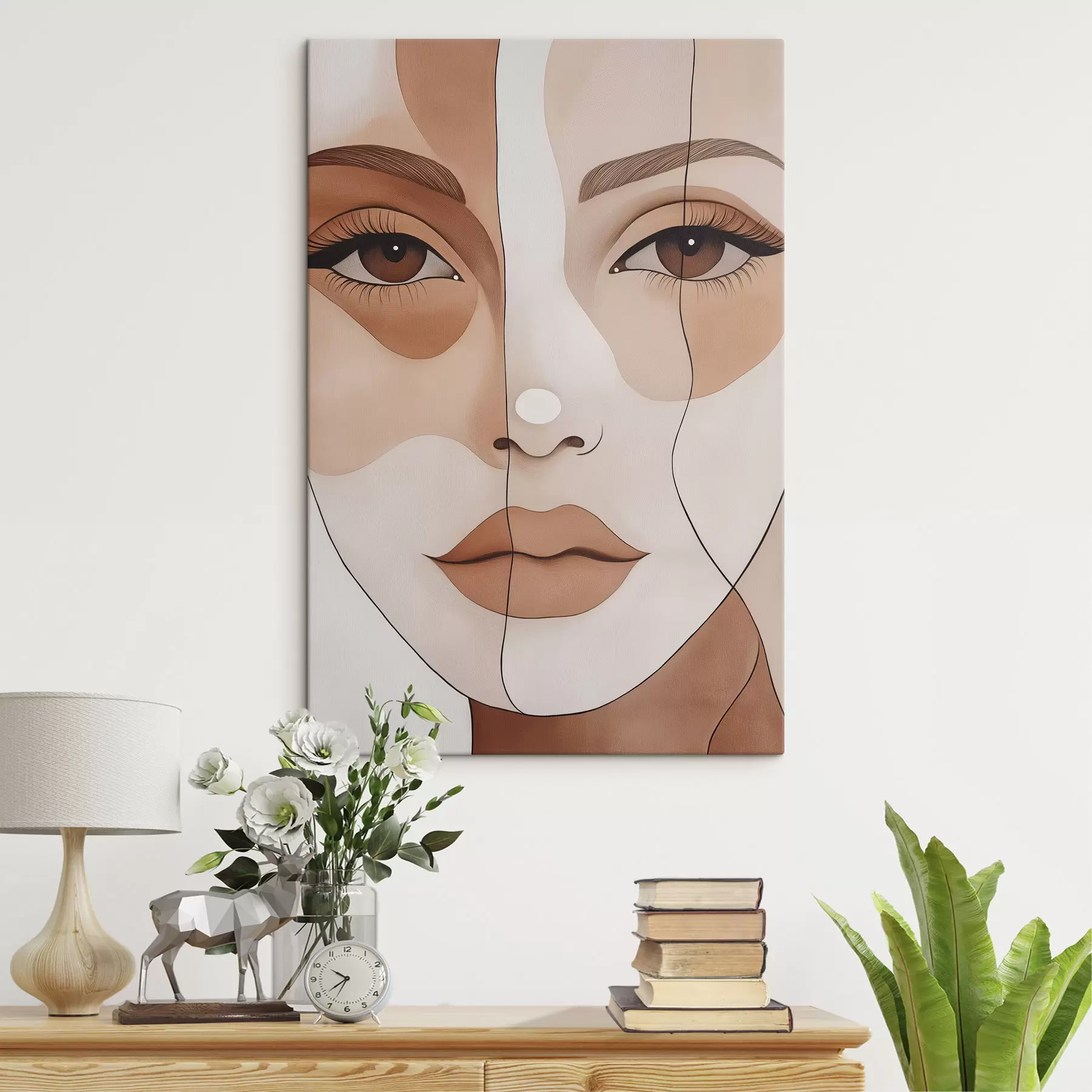 Wandbilder Abstraktes Gesicht s50355