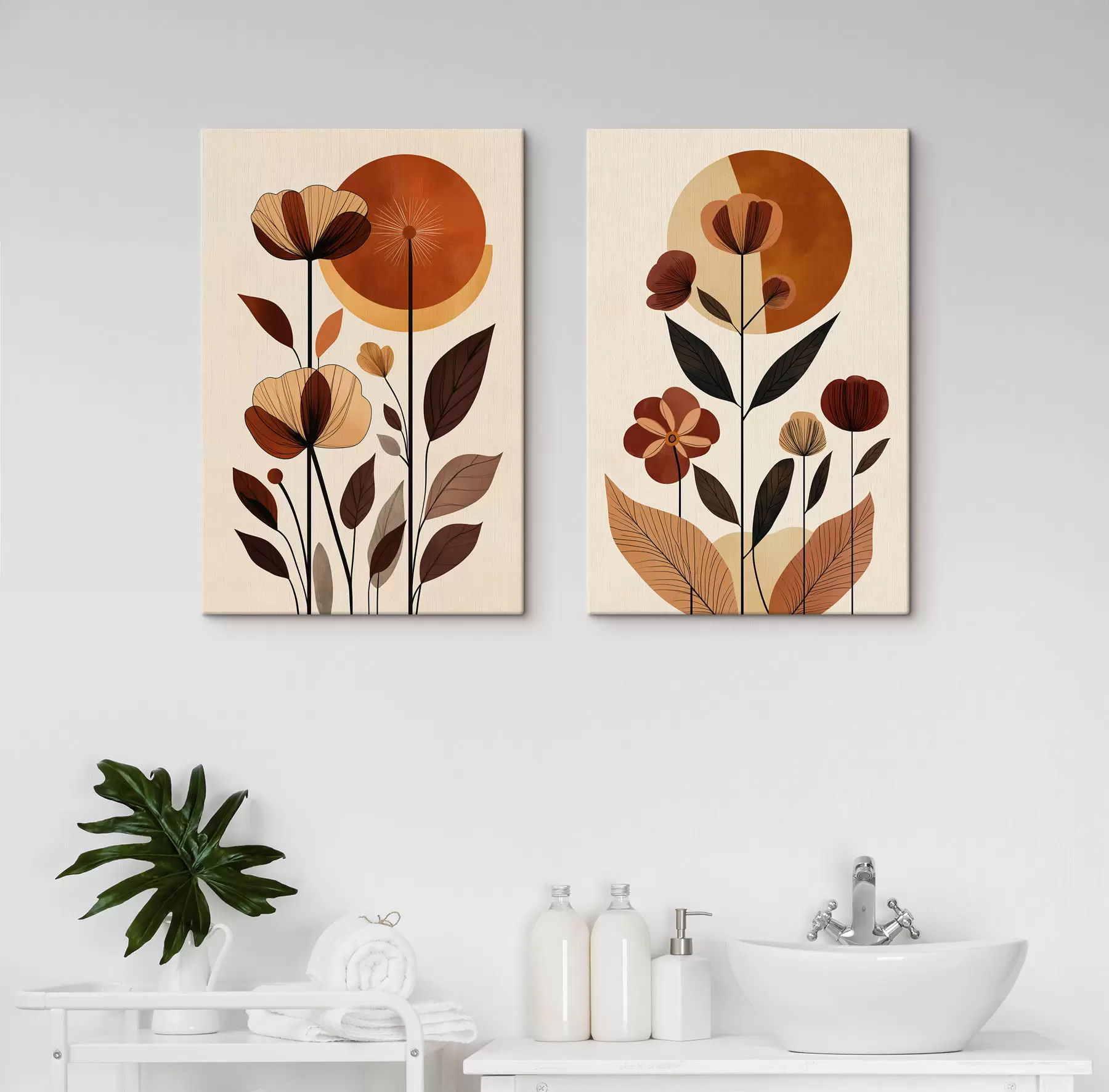 Wandbilder Abstrakte Blumen m30884