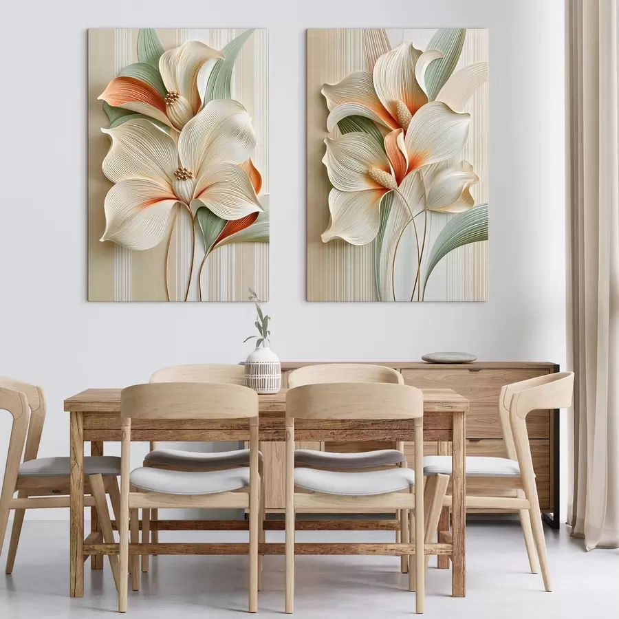 Wandbilder Abstrakte Blumen m30888