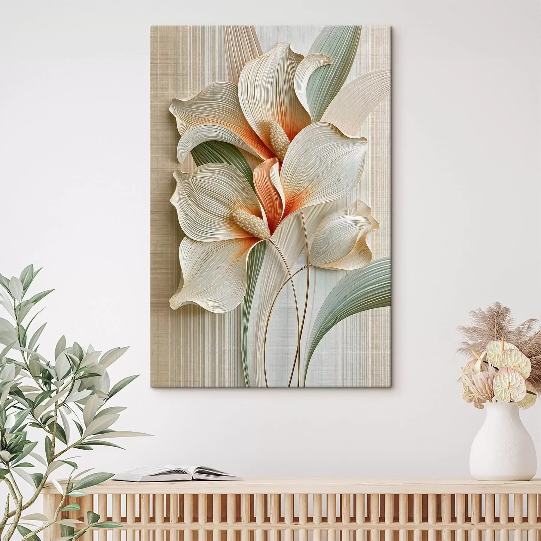 Wandbilder Abstrakte Blumen s50363