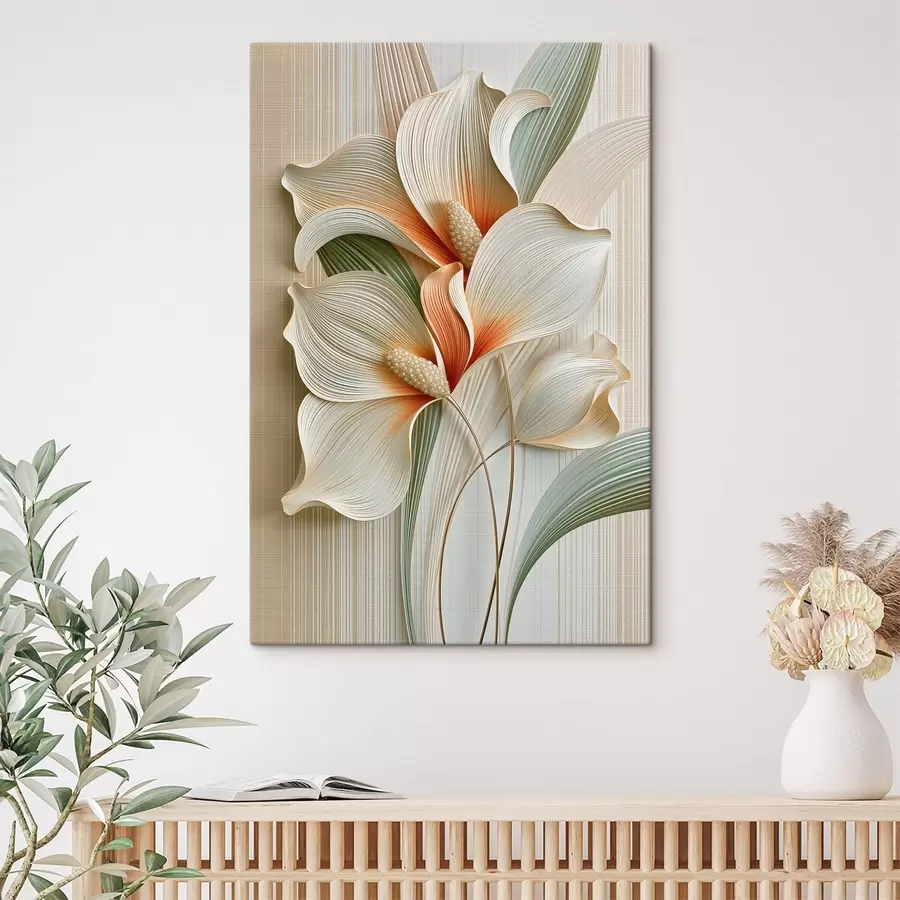 Wandbilder Abstrakte Blumen s50363