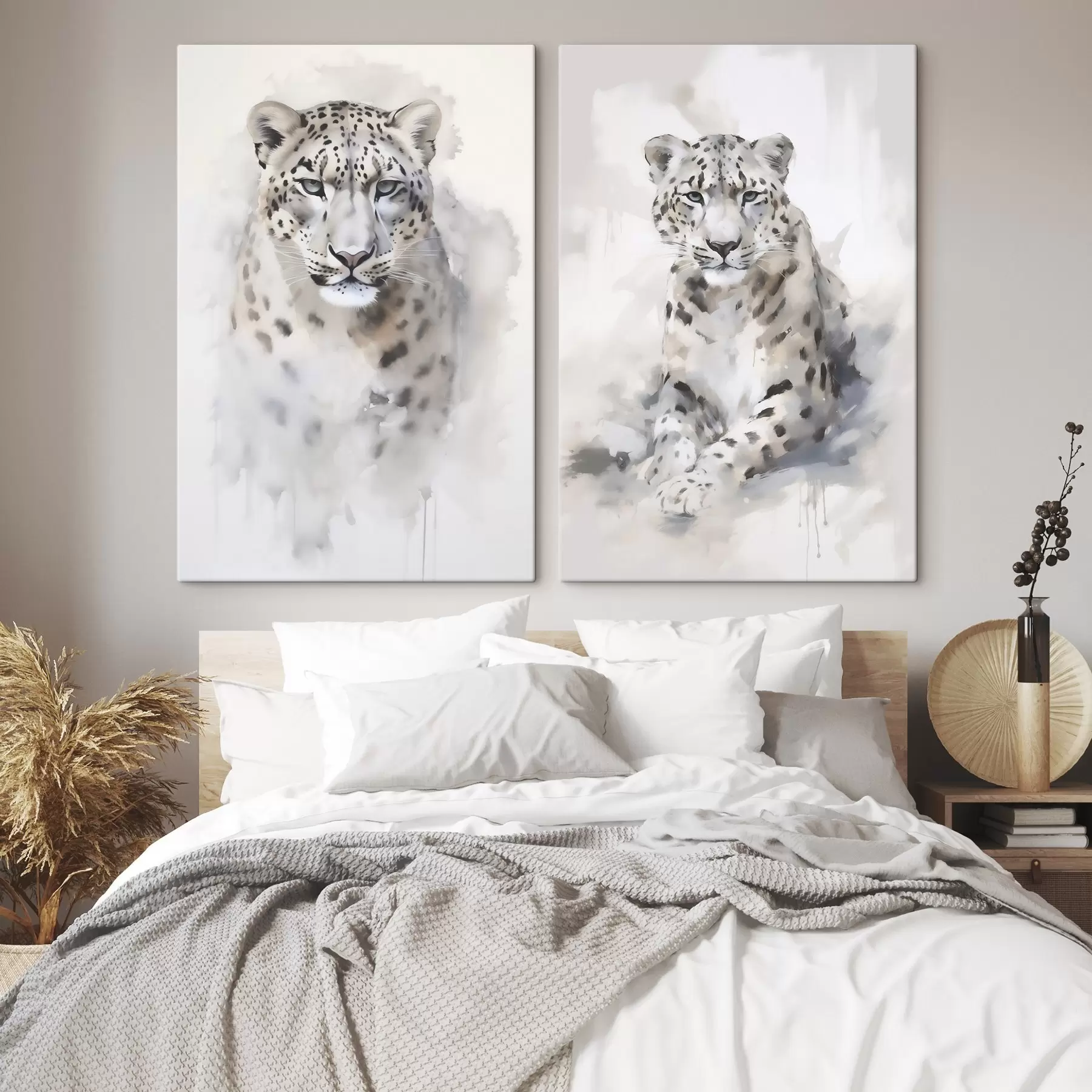 Wandbilder Leopard, Imitationsgemälde m30911
