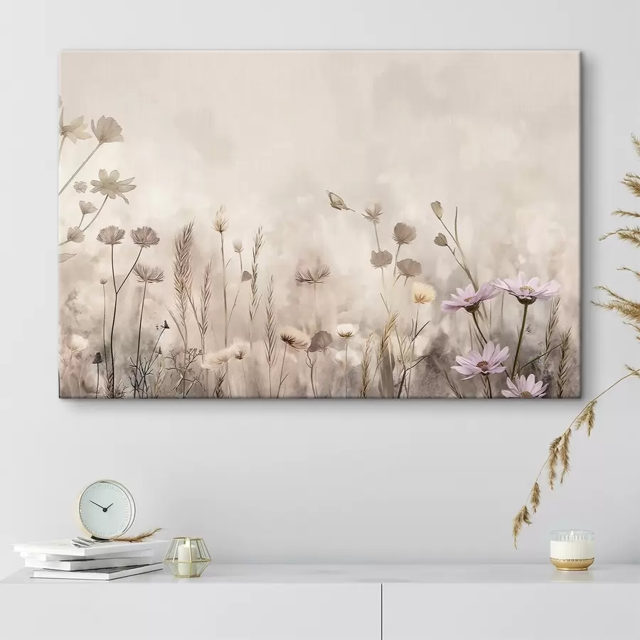 Wandbilder Zarte Wildblumenwiese s50403