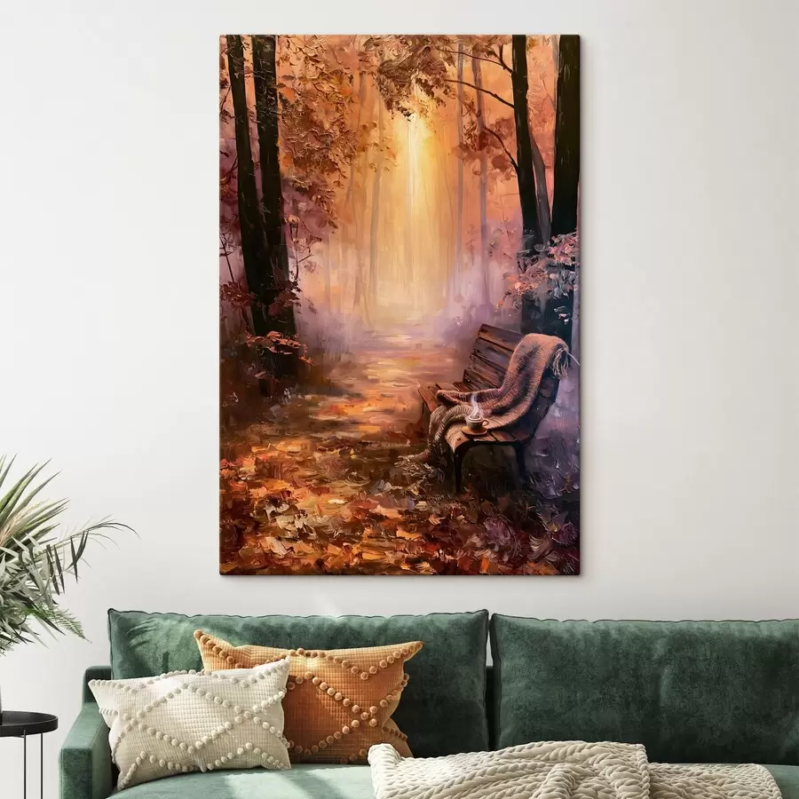 Wandbilder Ein Herbstmorgen im Wald s50487