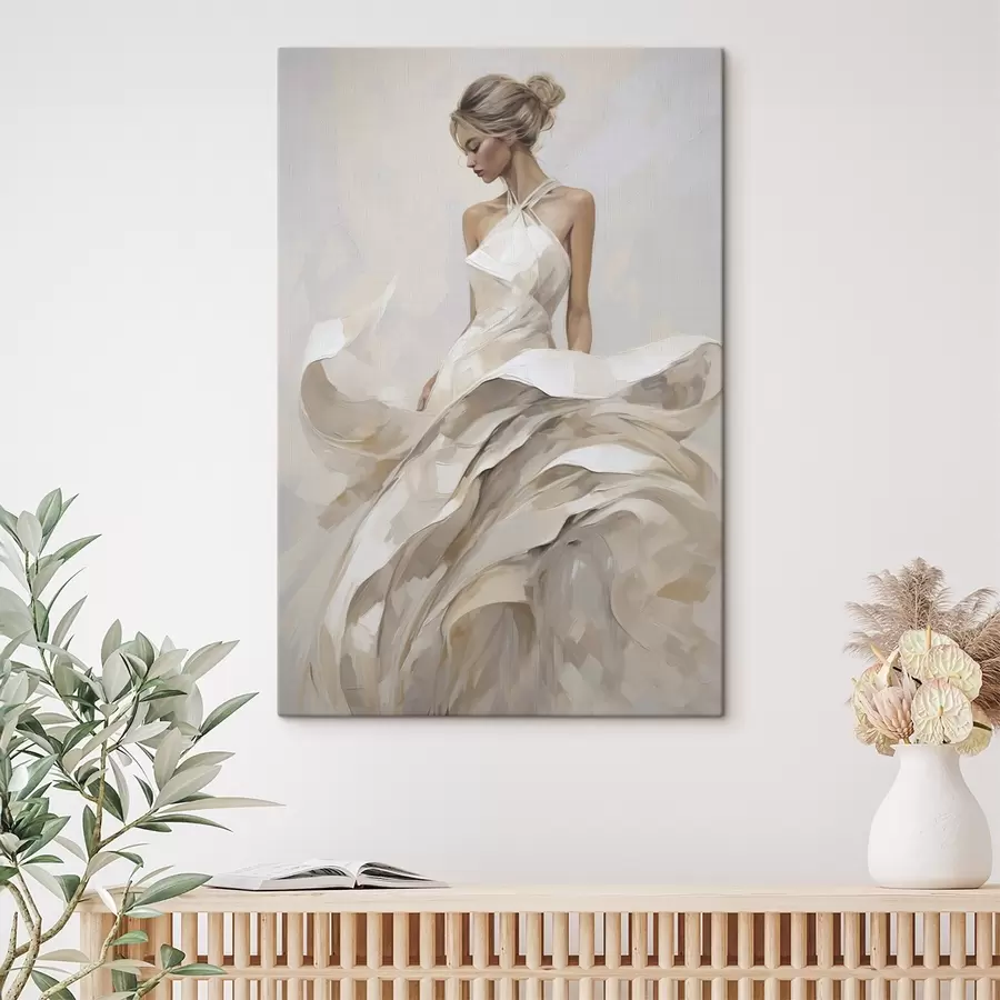 Wandbilder Mädchen im Kleid s50658