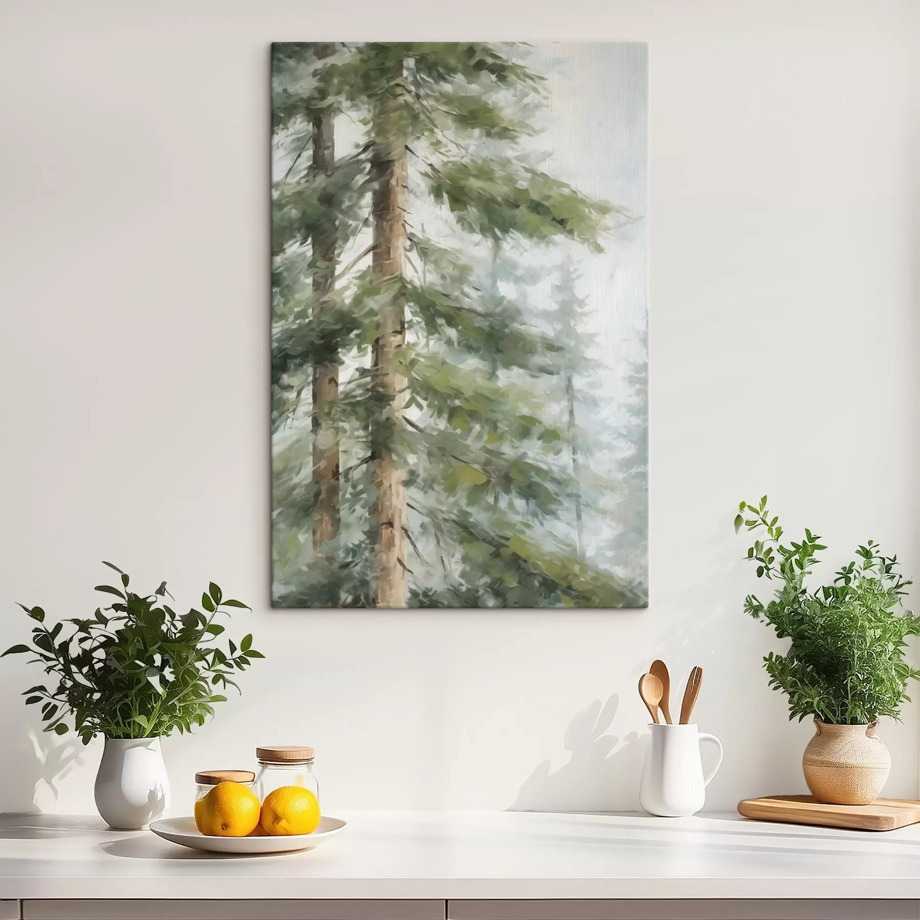 Wandbilder Kiefer, Imitationsmalerei s50663