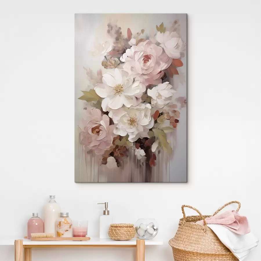 Wandbilder Abstrakte Blumen, Nachbildung eines Gemäldes s50676
