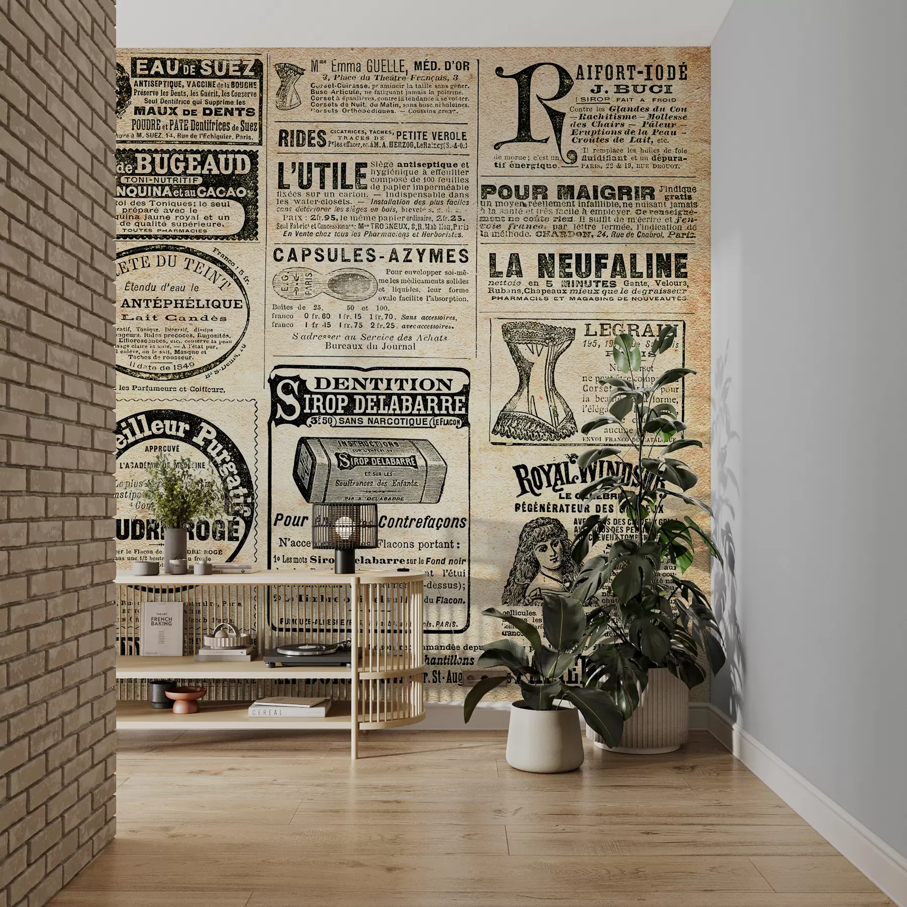 Fototapete Zeitung, Publikation e font u56680
