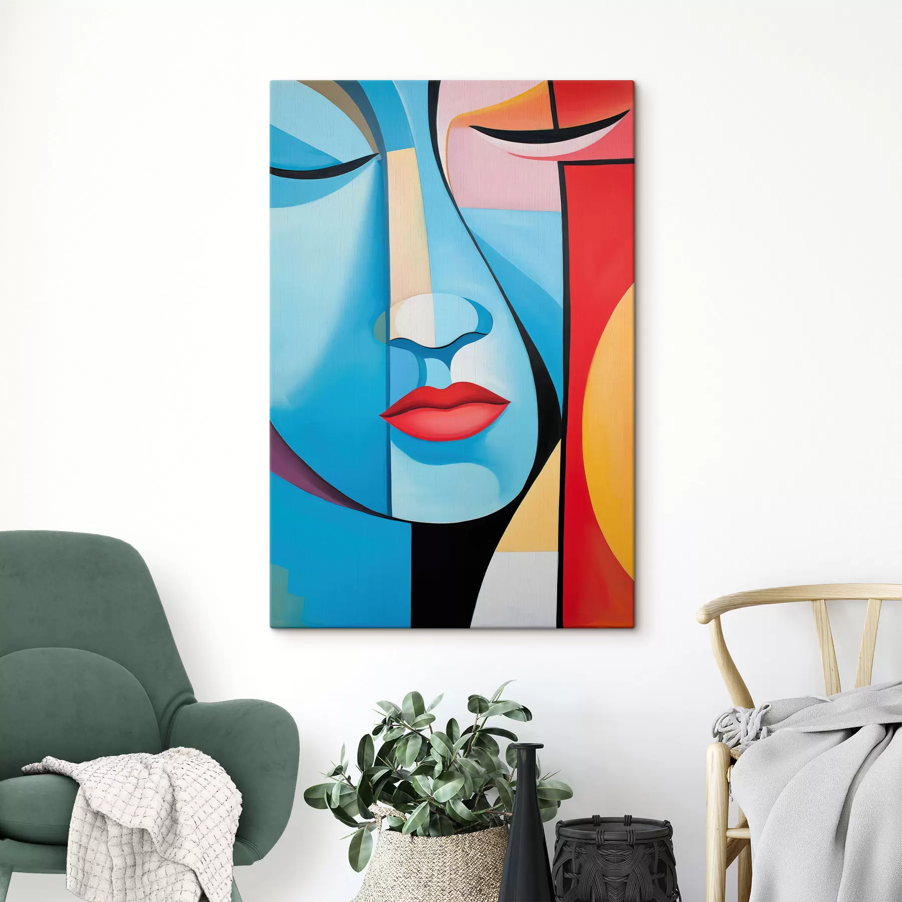 Wandbilder Abstraktes Gesicht s50700