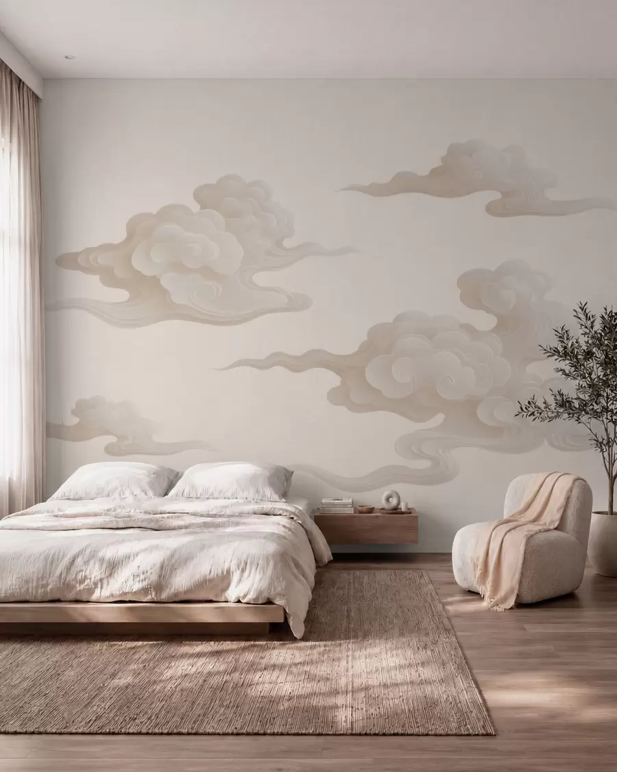Fototapete Wolkenornamente w10036