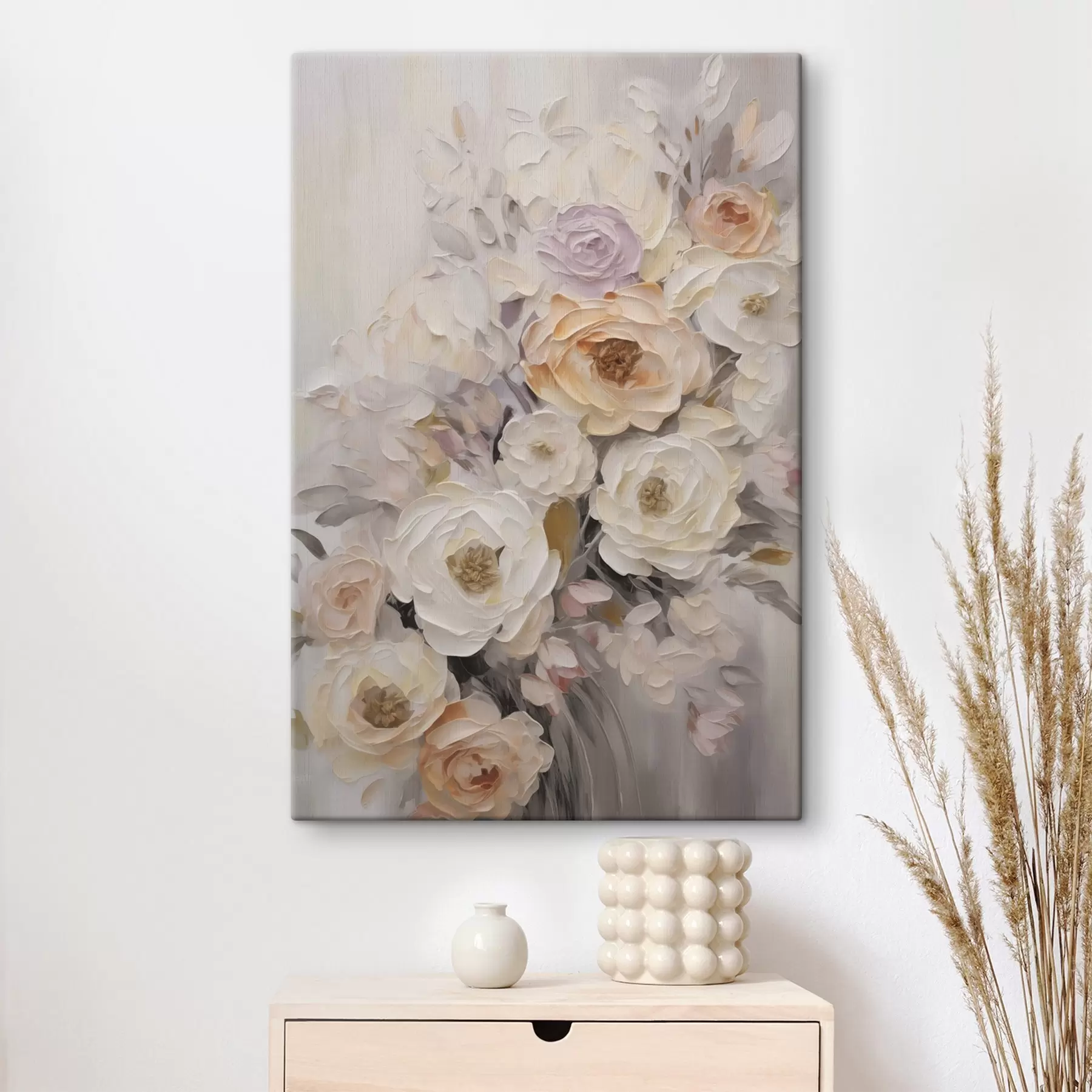 Wandbilder Abstrakte Rosen, Nachbildung eines Gemäldes s50766