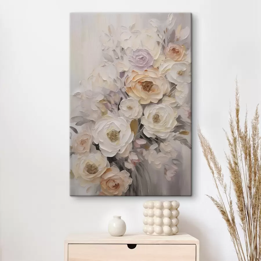 Wandbilder Abstrakte Rosen, Nachbildung eines Gemäldes s50766