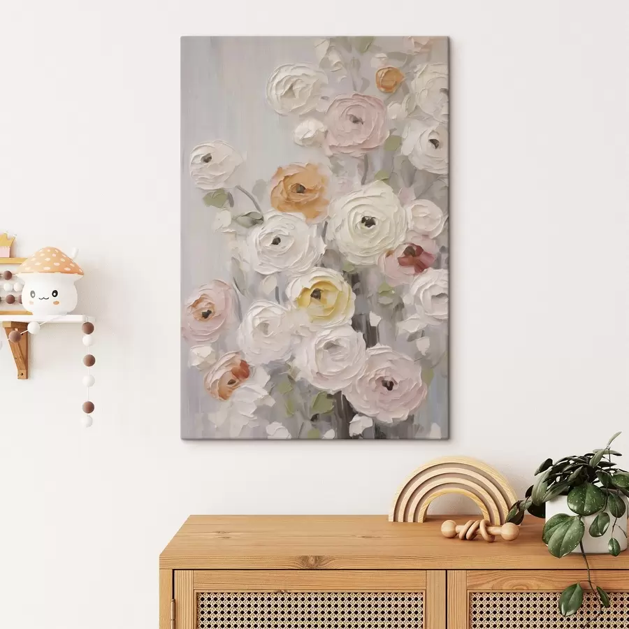 Wandbilder Abstrakte Blumen, Nachbildung eines Gemäldes s50765