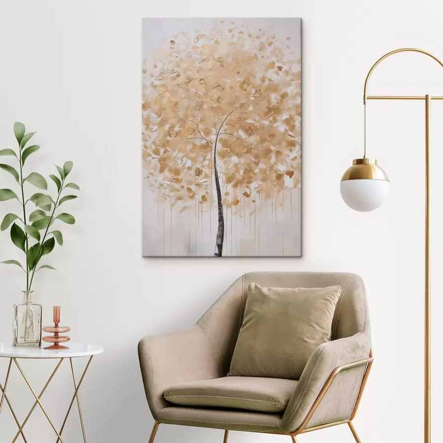 Wandbilder Abstrakter Baum, Imitationsgemälde s50801