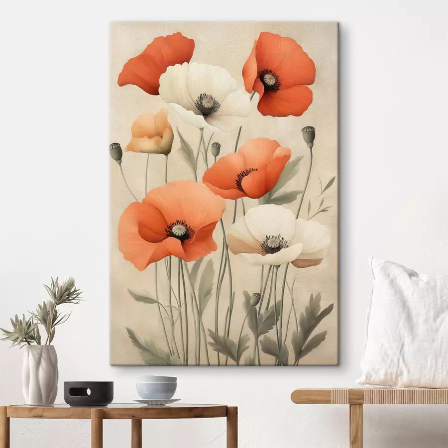 Wandbilder Mohnblumen s50807