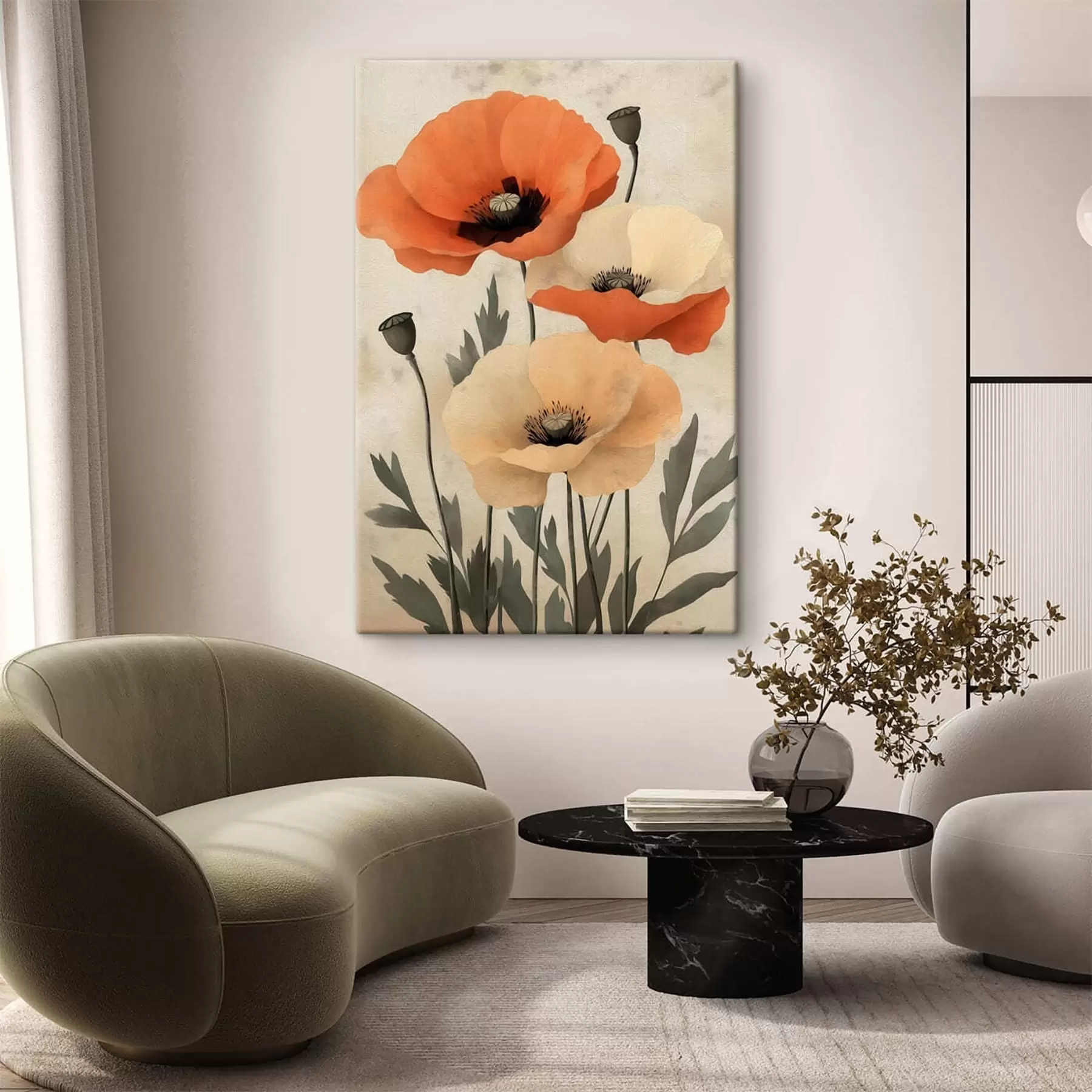 Wandbilder Mohnblumen s50808